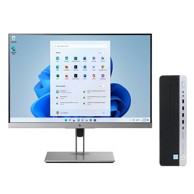 HP Stolno računalo EliteDesk 800 G4 SFF + EliteDisplay E243i 24" / Intel Core i7-8700, 16 GB RAM, 256 GB SSD, Intel HD Graphics, Windows 10 Pro, crna
